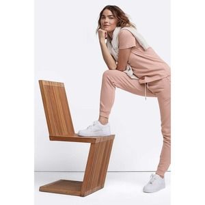 MATE THE LABEL organic terry classic jogger rose 2X